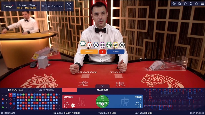 sơ lược về trò chơi long hổ tại Fun88
